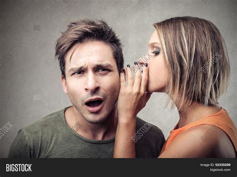 speak ear image photo  trial bigstock