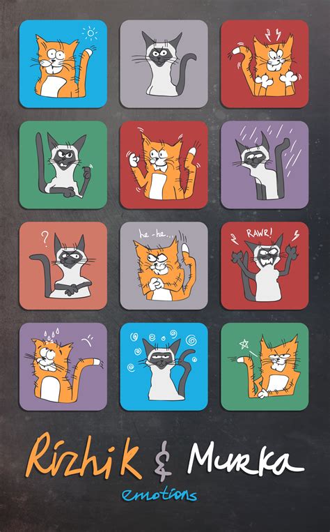 ArtStation - Rizhik and Murka - Emotions