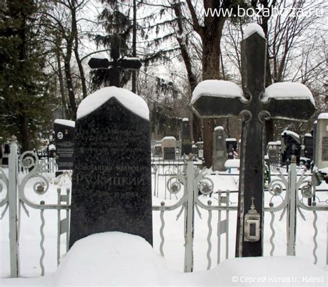 Древо - иллюстрация: Могила протоиерея Константина Ружицкого. Источник ...