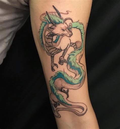 Haku from Spirited Away Tattoo