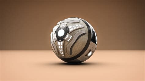 rl  ball pbr rigged subdivision ready  model rigged cgtrader