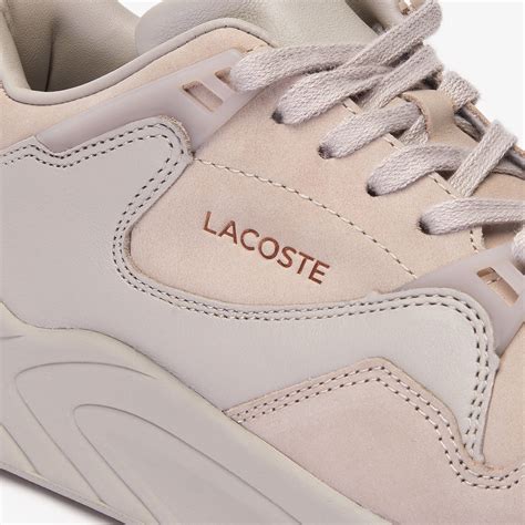 Women’s Court Slam Nubuck Leather Trainers | LACOSTE