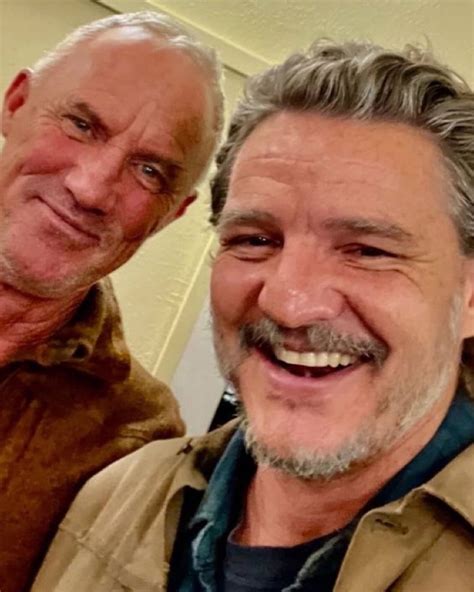 StainsofPascal | Pedro on the set on @thelastofus with Robert John