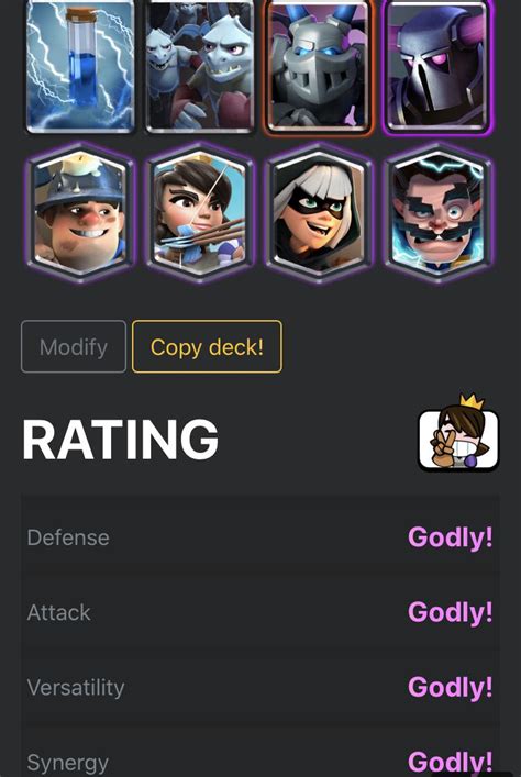 I somehow managed to get an all godly deck on deckshop????? : r/ClashRoyale