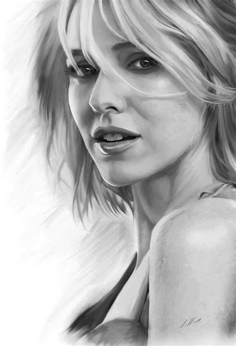 Девушка Pencil Portrait Drawing, Realistic Pencil Drawings, Portrait ...