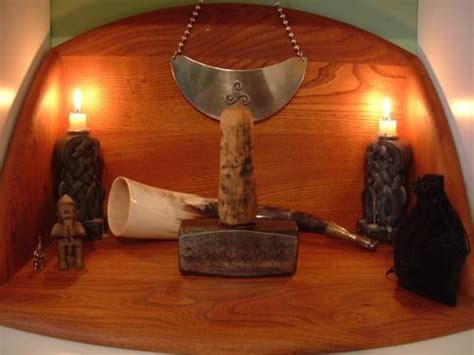 pagan altar  sacred space setup