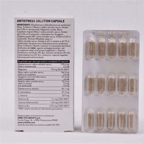 Antistress capsule 500 mg | Erboristeria Centro Natura