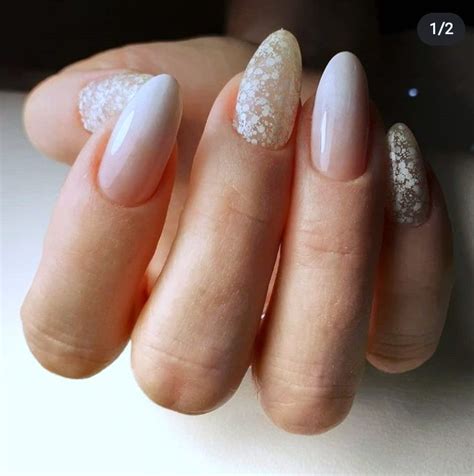 Нюдовый маникюр с белым градиентом и камифубуки. | Nails, Beauty