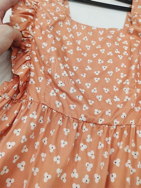 Light orange dress, Women's Fashion, Dresses & Sets, Dresses on Carousell