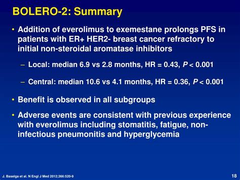 PPT - Everolimus in Postmenopausal Hormone-Receptor–Positive Advanced Breast Cancer PowerPoint ...