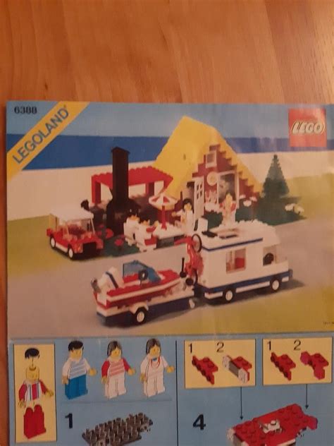 Lego Vintage/retro Sommerhus med 2 biler,båt,sykkel og masse detaljer ...