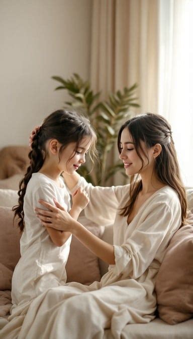 sisterly loving moment image sister brother affection