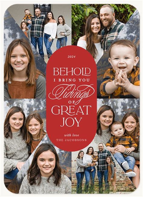 Radiant Tidings | Personalized Holiday Cards