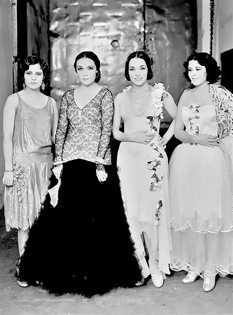 Mexican actresses Raquel Torres, Dolores Del Río, Lupe Velez and Lupita