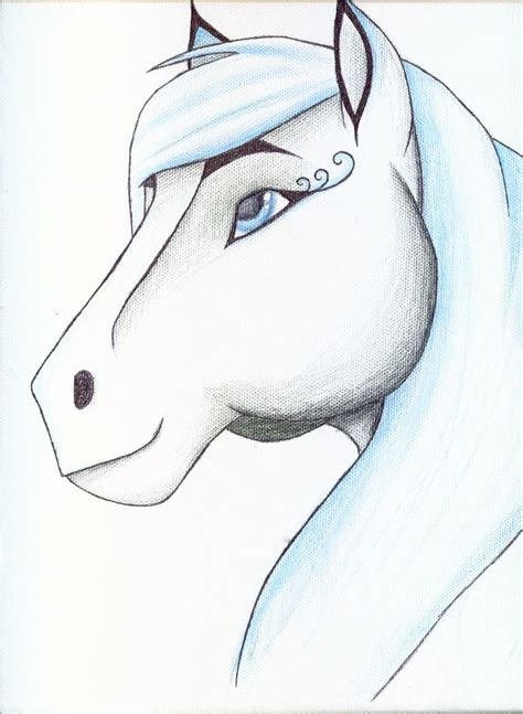 Spirit Horse Drawing at PaintingValley.com | Explore collection of ...