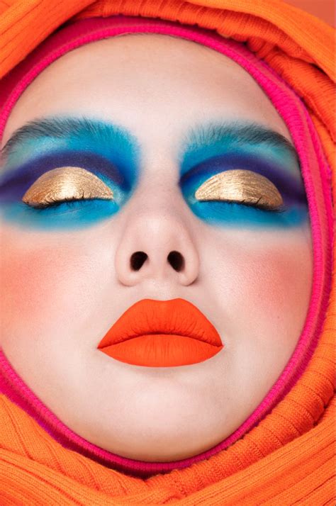 bold makeup colour high fashion makeup editorial artistry makeup