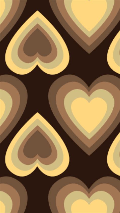 Brown Heart Aesthetic Wallpapers - Wallpaper Cave