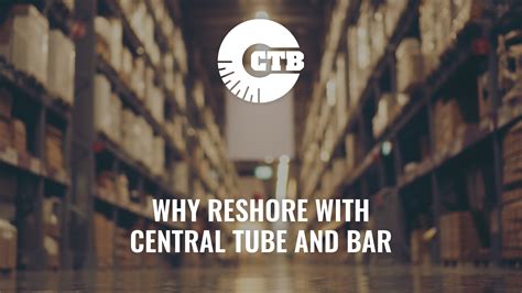 reshoring central tube  bar