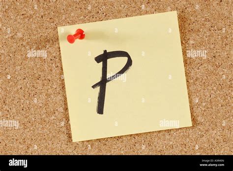 Message cork board with alphabet letters Stock Photo - Alamy