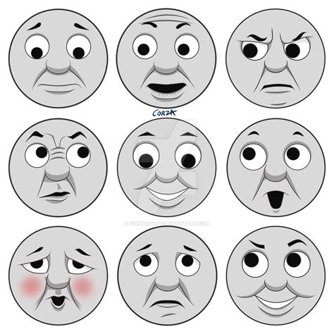 Many faces of Thomas (Thomas and friends) by Fighter4luv on DeviantArt