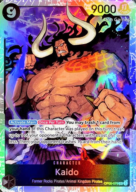 OP08-079 Kaido Character Card – Don Games