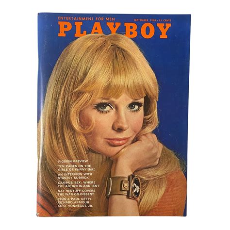 Playboy September 1968 Dru Hart Vintage Magazine