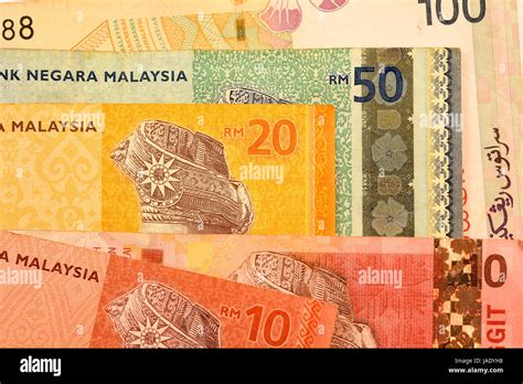 close  malaysia ringgit currency note malaysian ringgit ringgit