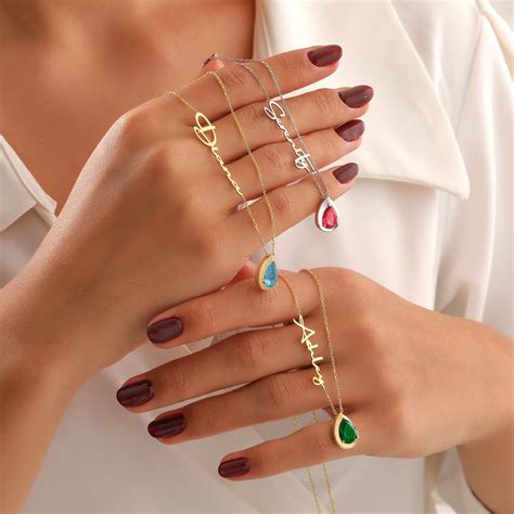 Handmade Alexandrite Birthstone Necklace, Personalized June Birthstone