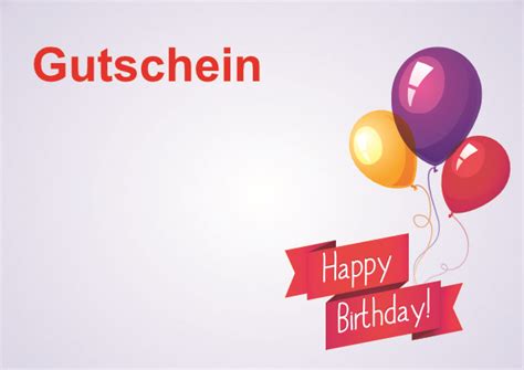 Geburtstagsgutscheine selbst gestalten | cupong.de