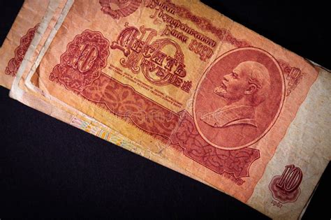 Soviet Money. Old Banknotes of Russia. Money Fund. Payment in Rubles ...