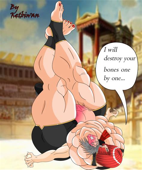 Rule 34 - bodyscissors crushing domination femdom marisa rossetti