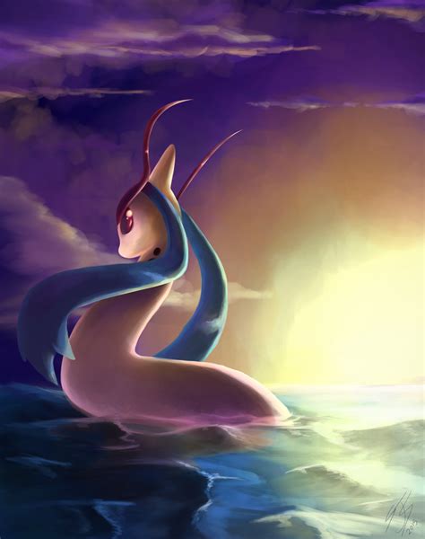 Shiny Milotic by Culurrien on DeviantArt