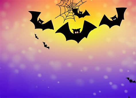 Premium Photo | Halloween bats background