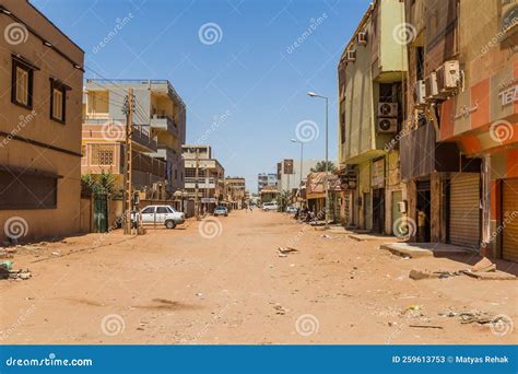 KHARTOUM, SUDAN - MARCH 8, 2019: View of a Street in Khartoum, Capital ...