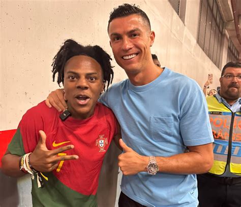 The day Ishowspeed finally met Ronaldo thanks to Rafael Leao