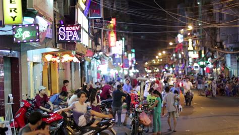 saigon vietnam - may 2014 nightlife Stock Footage Video (100% Royalty-free) 6996376 | Shutterstock