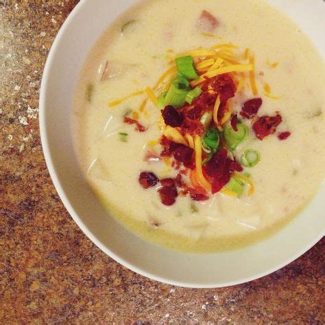 Slow Cooker Cheesy Bacon Potato Soup | The BEST Potato Soup Freezer ...