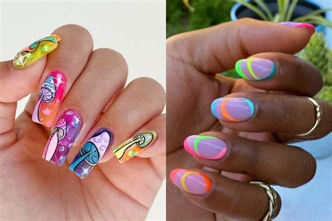 Tuyển chọn 200 mẫu neon nail designs 2024 được yêu thích nhất