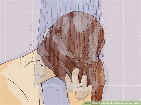 how to apply hair conditioner
