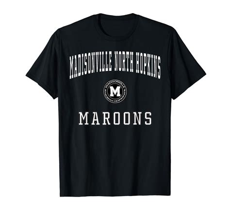 Madisonville North Hopkins High School Maroons T-Shirt C1-ANZ – Anztshirt