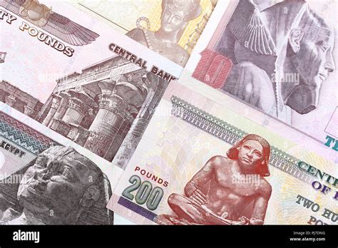 Egyptian Pounds, a business background Stock Photo - Alamy