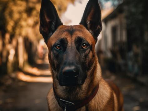 Premium AI Image | Belgian Malinois dog close up created with ...