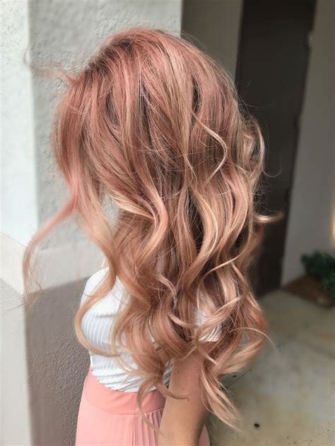 rose gold hair color 1