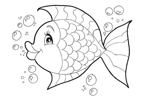 Desenhos De Peixes Para Colorir E Imprimir - +90 Desenhos de Peixes para Colorir e Imprimir