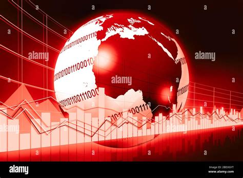 Global business chart Stock Photo - Alamy