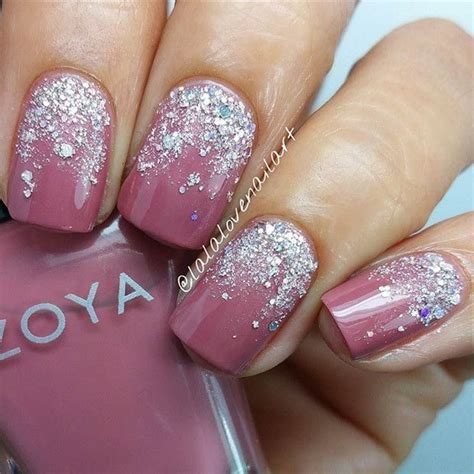 Glitter Gel Nail Design Ideas
