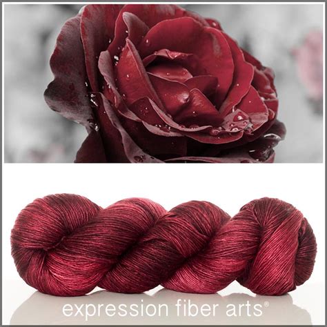 RED VELVET ROSE SUPERWASH MERINO SILK PEARLESCENT WORSTED YARN