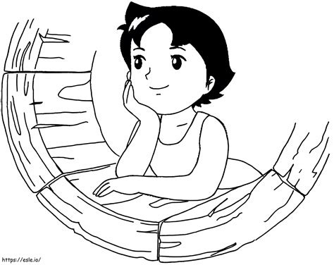 Heidi gondolkodik kifestő