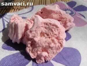 Клубничный зефир. Рецепт с фото.