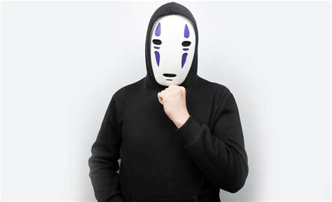 No Face Mask Halloween Kaonashi Faceless Mask Cosplay Full - Etsy
